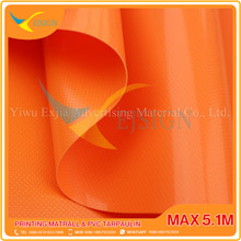 COATED PVC TARPAULIN EJCP002-6 G FLUORESCENCE ORENGER